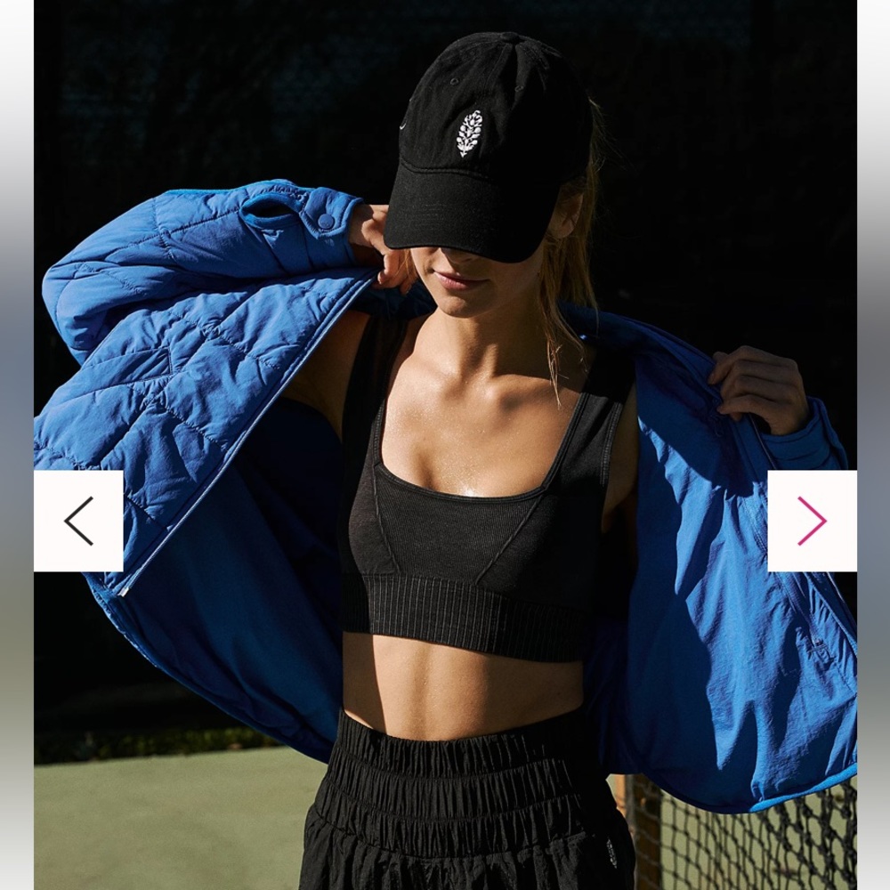 Free People Pippa Packable Puffer Jacket in Mid Atlantic
